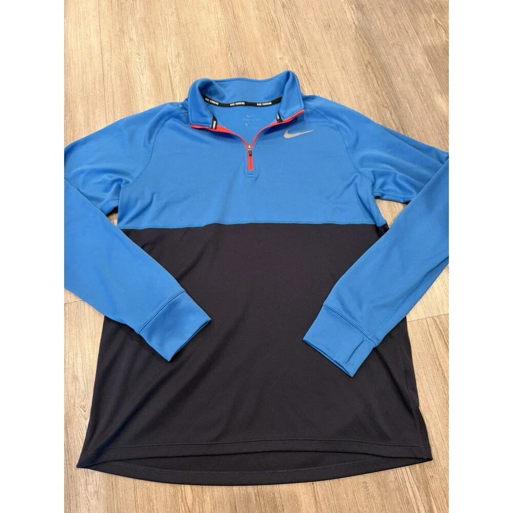 Nike Men's Dri-FIT Racer Quarter Zip Large